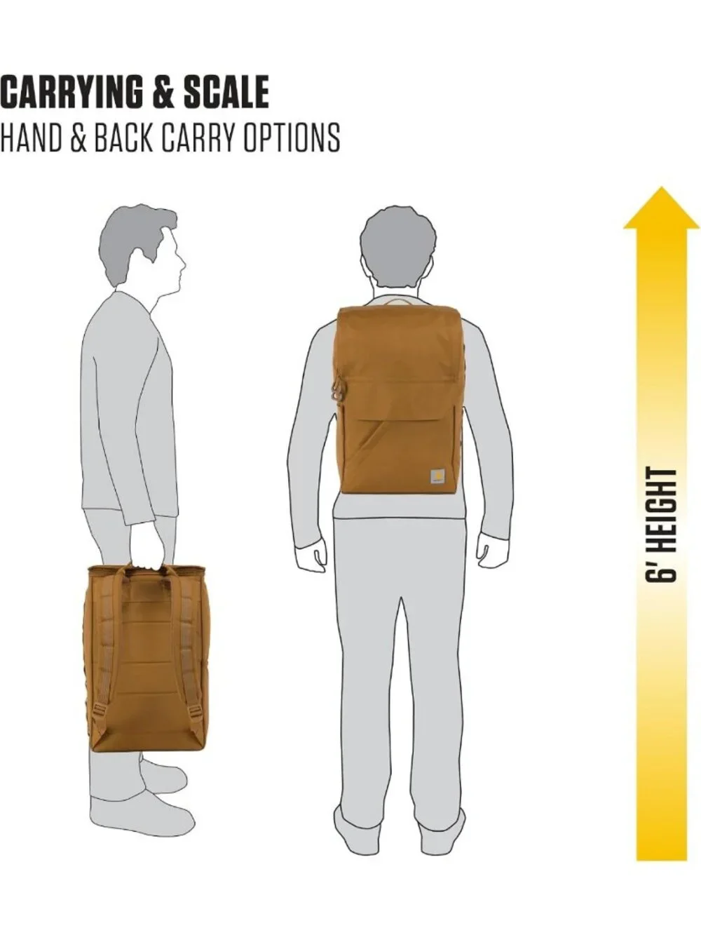 Stylish 21L Top-Load Backpack in Brown | Durable, Spacious, Perfect for Travel